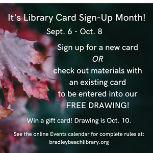 Library Card Sign-up